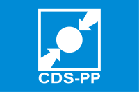 Flag of the CDS – People's Party