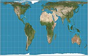 Gall–Peters projection, an equal-area map projection
