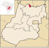 Lage von Montividiu do Norte in Goiás