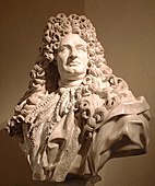 Jules Hardouin-Mansart by Jean-Louis Lemoyne (marble, 1703)