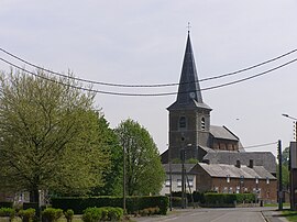The church in La Longueville