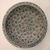 Bowl with abstract pattern, 6 1/4 in. (15.9 cm) across