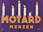 Werbeplakat für Motard Kerzen (um 1910)