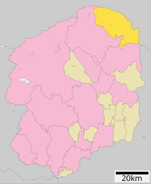Lage Nasus in der Präfektur