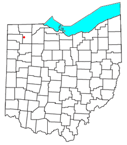 Location of Okolona, Ohio
