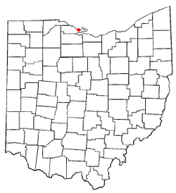 Location of Port Clinton, Ohio