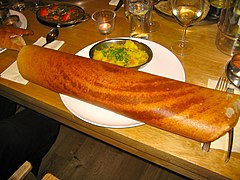 Paper roast, a wafer-thin crispy dosa, served in restaurants