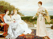 The Ramparts, Walmer Castle; Portraits of the Countess Granville, and the Ladies Victoria and Mary Leveson-Gower