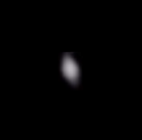 The Hubble Space Telescope captured tiny Rosalind orbiting Uranus in 1997