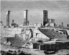 Hadish Palace at Persepolis, 1886