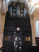 The organ over the west door