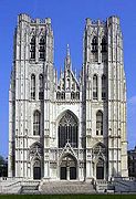 Kathedrale von Brüssel, Fassade des 15. Jahrhunderts