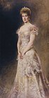 Stéphanie, Princess Elemér Lónyay de Nagy-Lónya, by József Árpád Koppay (c. 1900). Pannonhalma Archabbey.