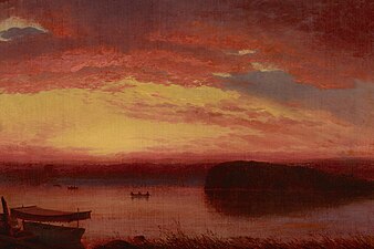 Sunset on Lake George (1860), Private Collection