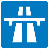 The symbol used to represent limited-access roads
