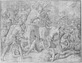 Ulysses and His Companions Fighting the Cicones Before the City of Ismaros, Study for a Destroyed Fresco in the Galerie d'Ulysee, Château de Fontainebleau
