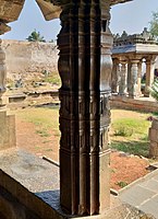 Outer mandapa pillar