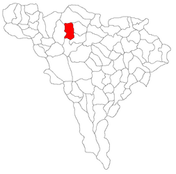 Location in Alba County