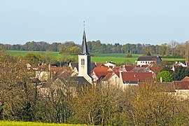A general view of Baigneux-les-Juifs