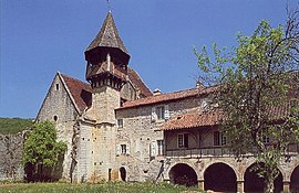 The abbey in Espagnac-Sainte-Eulalie