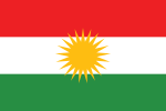 Flag of Kurdistan (disputed territory)
