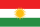 Die Kurdistan Flagge ist gleichzeitig auch das Emblem der Peschmerga
