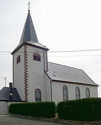 The church in Huttendorf