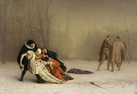 The Duel After the Masquerade, version of 1859, Walters Art Museum