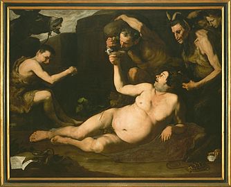 Jusepe de Ribera: Drunken Silenus, 1626 (Museo di Capodimonte, Naples)