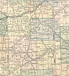 1914 railroad map.