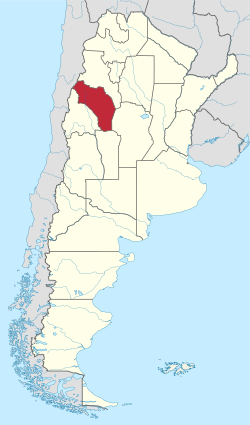 Lage der Provinz La Rioja