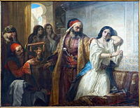 The Madness of Haydée, scene from The Count of Monte Cristo (1848)