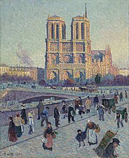 The Quai Saint-Michel and Notre-Dame, 1901