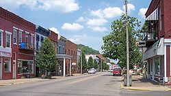North 2nd Avenue in downtown Middleport in 2007