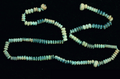 Faience bead necklace from Jawczyce, Poland