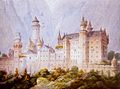 Concept for Neuschwanstein Castle (c.1883)