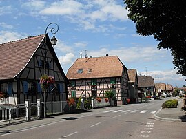 The main road in Oberdorf