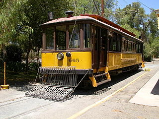 Type B, “Huntington Standard”, car at the Southern California Railway Museum.
