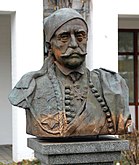 Plapoutas bust in Ottobrunn, Germany