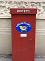 Post box in Kraków, Poland