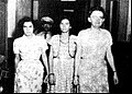 (Left to right) Nationalists Carmen María Pérez González, Olga Viscal Garriga and Ruth Mary Reynolds
