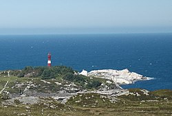 View of the Slåtterøy Lighthouse