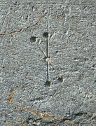 Masons's mark from Vår Frue Church, Trondheim, Norway, 12th century