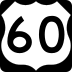 U.S. Highway 60 marker