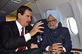 Image 21President Vicente Fox with Prime Minister of India Manmohan Singh (from History of Mexico)
