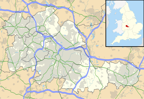 Civil parishes in the West Midlands (county) is located in West Midlands county