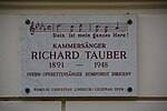 Richard Tauber - Gedenktafel