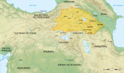 Zakarid territories in the early 13th century[1][2]