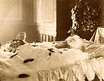 Alexander III. (Russland) auf dem Totenbett (1894)