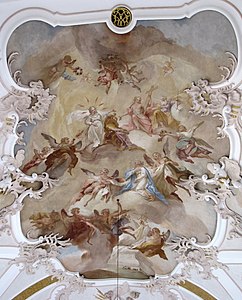 The Assumption of Mary at the church of St. Nikolaus, Großaitingen